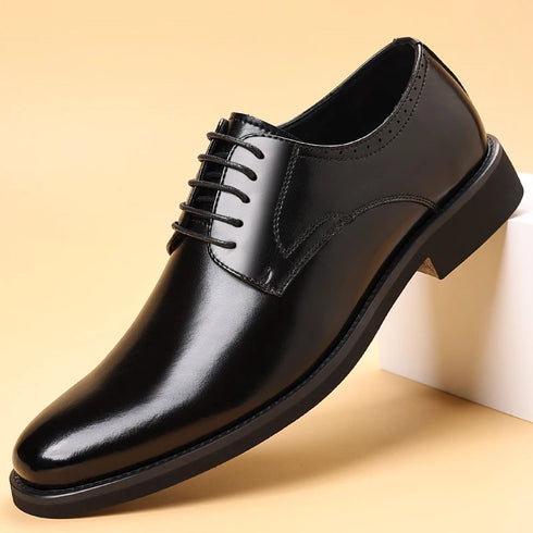 Men's Leather Casual Shoes for Formal Dress and Work Occasions